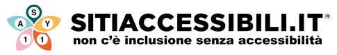 logo ufficiale del brand sitiaccessibili