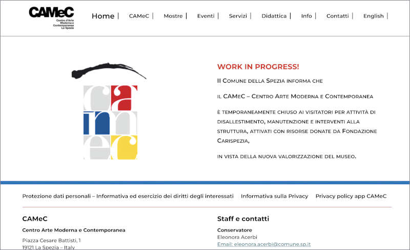 sito: camec.museilaspezia.it
