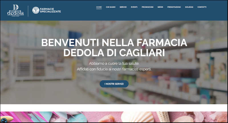 sito https://www.farmaciadedola.it/