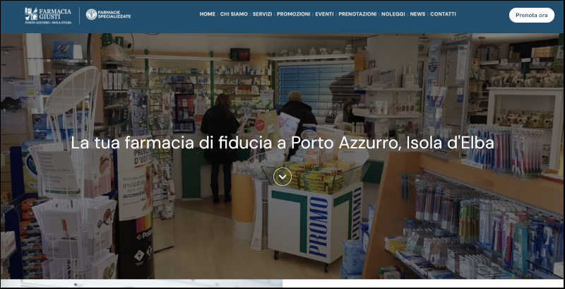 sito https://www.farmaciagiusti.it/