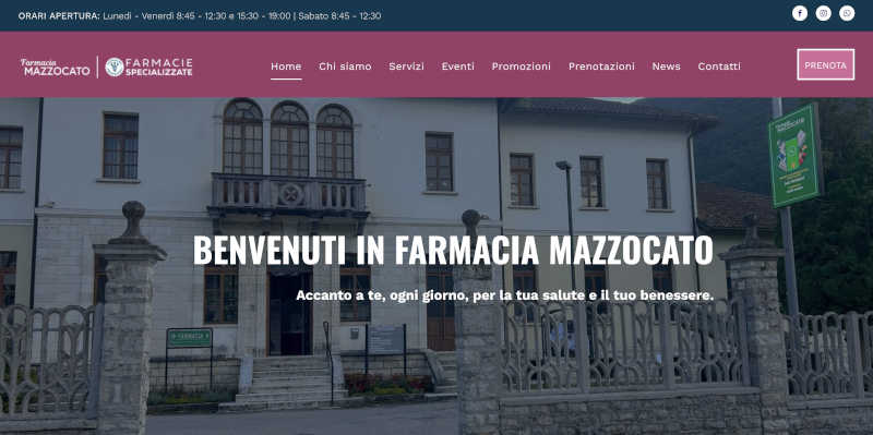 sito https://www.farmaciamazzocato.it/