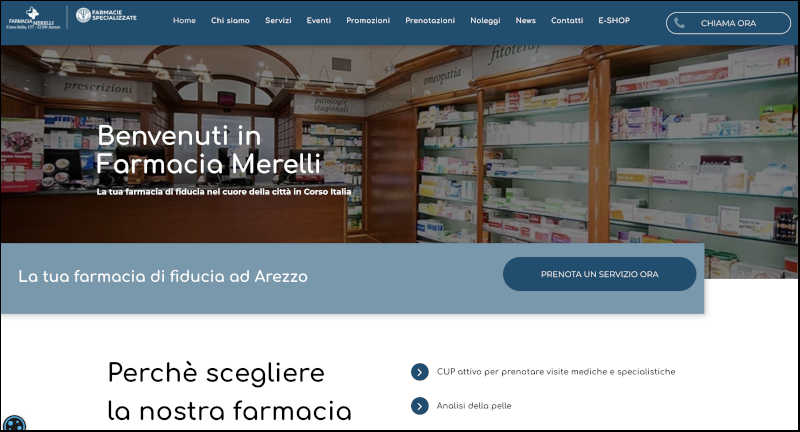 sito https://www.farmaciamerelli.it/