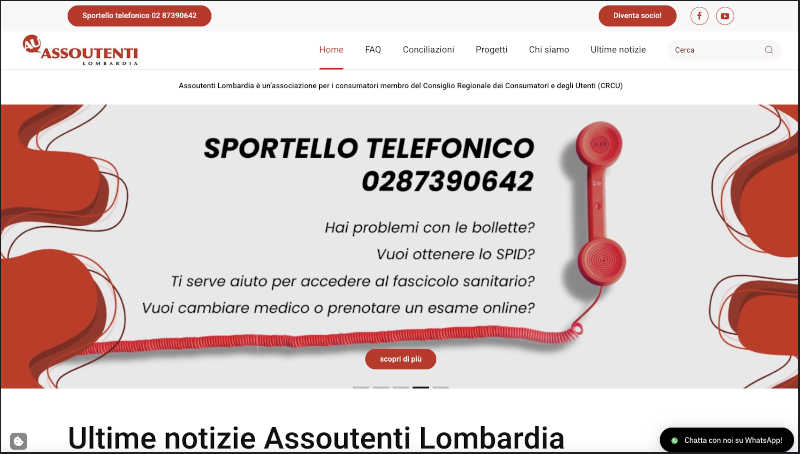 sito https://www.assoutenti.lombardia.it/