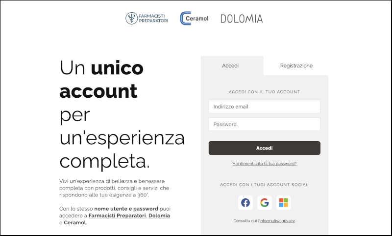 sito https://my.unifarco.com/Account