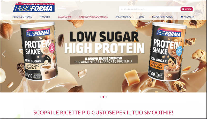 sito https://www.pesoforma.com/