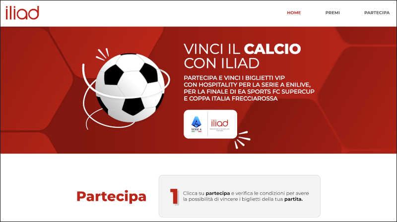 sito https://www.vinciilcalcioconiliad.it/
