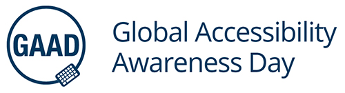 GAAD logo del Global Accessibility Awareness Day 