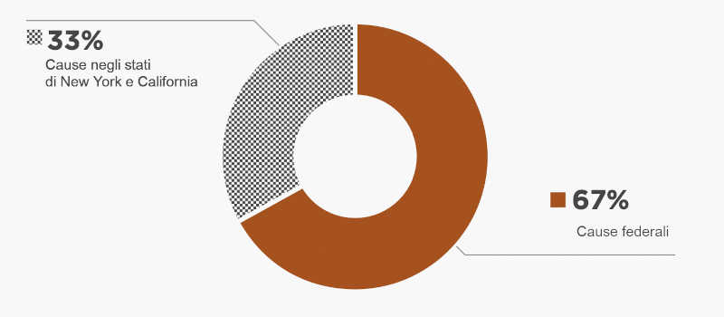 cause 2023 stati federali 67% e statali 33%