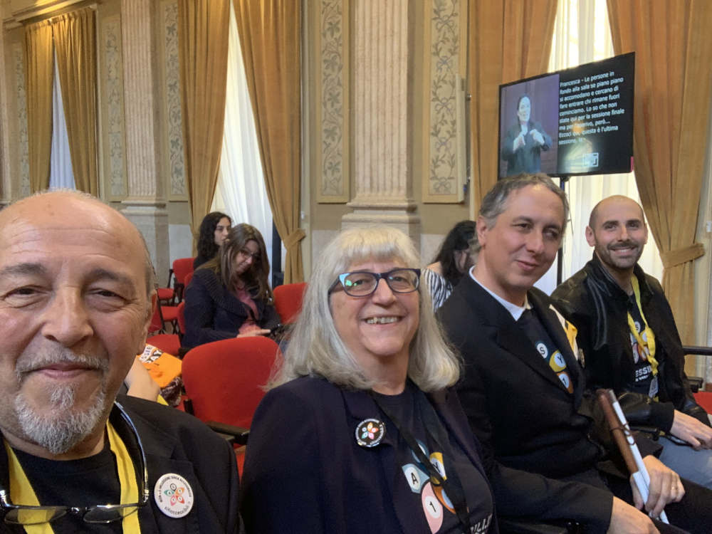 il team al keynote di chiusura