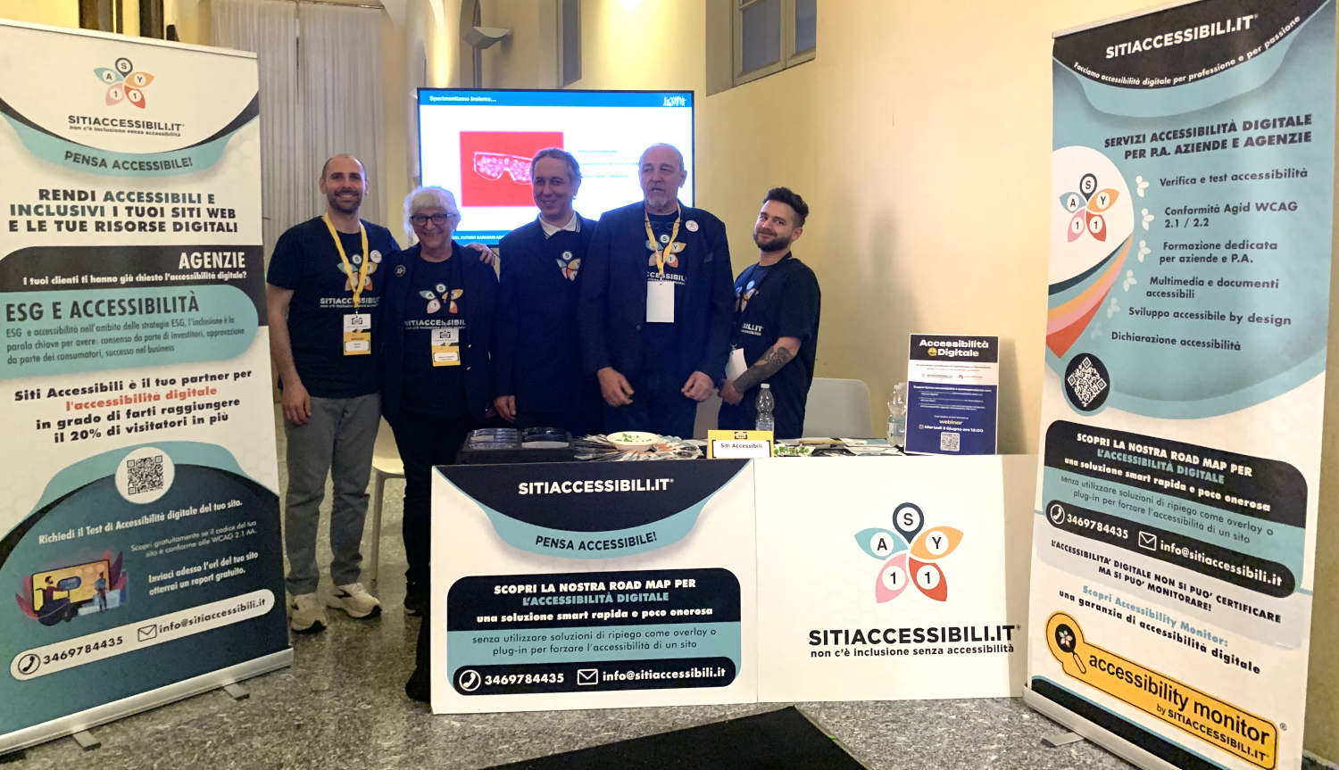 Il team allo stand