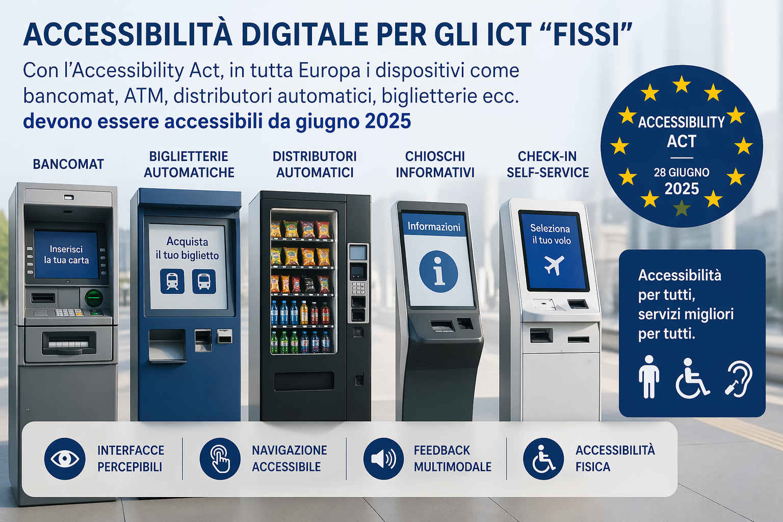 Accessibilità digitale per gli ICT “fissi”: cosa cambia con l’Accessibility Act 