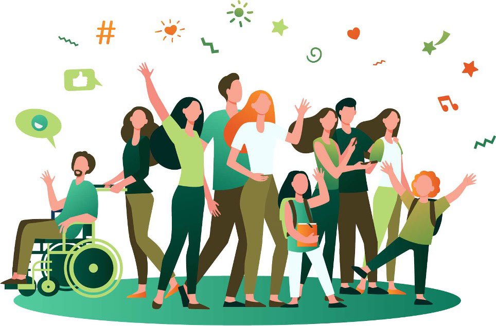 persone disabili e abili più raggiungibili col social marketing accessibile